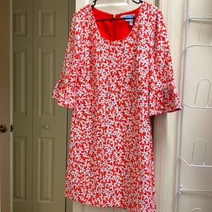 Draper James orange daisy dress